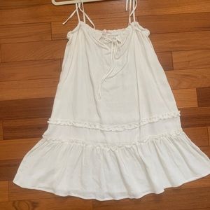 mini white Lottie Moss dress from Pacsun!